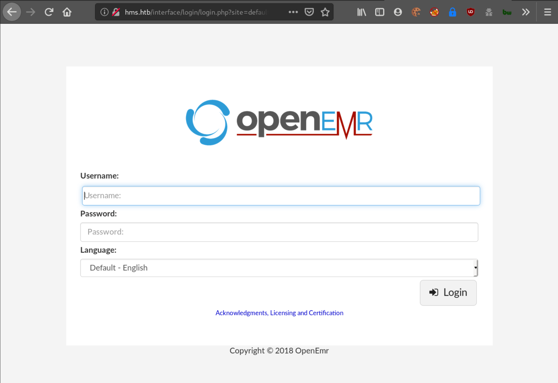 OpenEMR portal