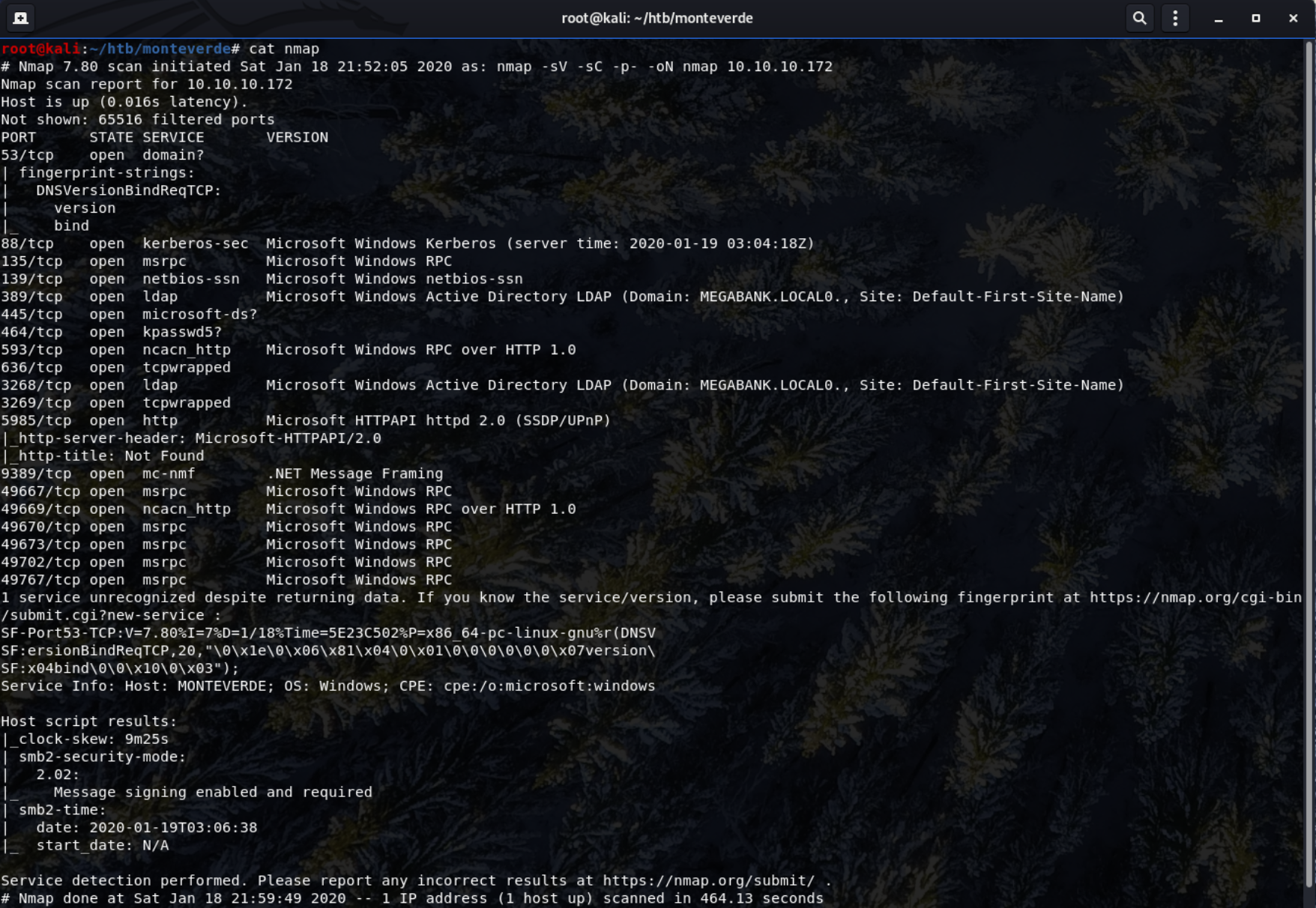 Nmap Scan